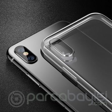İphone Xs Max 6.5 İnch Kamera Korumalı Ultra Slim Soft Silikon Kılıf