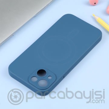 ALLY iPhone 14 Plus 6.7inç Liquid Silica Magsafe Uyumlu Silikon Kılıf