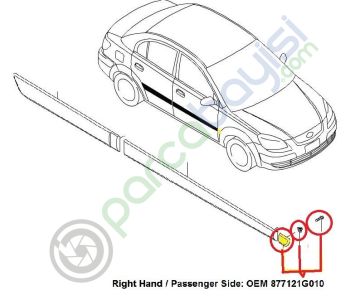 Rio Ön Çamurluk Dış Bakaliti Sağ Orjinal | 877121G010