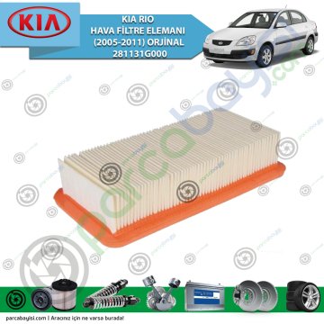 Kia Rio Hava Filtre Elemanı (2005-2011) Orjinal | 281131G000