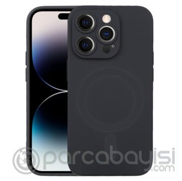 ALLY iPhone 14 Pro 6.1inç Liquid Silica Magsafe Uyumlu Silikon Kılıf