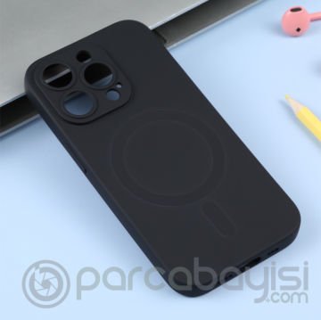 ALLY iPhone 14 Pro 6.1inç Liquid Silica Magsafe Uyumlu Silikon Kılıf