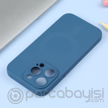 ALLY iPhone 14 Pro 6.1inç Liquid Silica Magsafe Uyumlu Silikon Kılıf