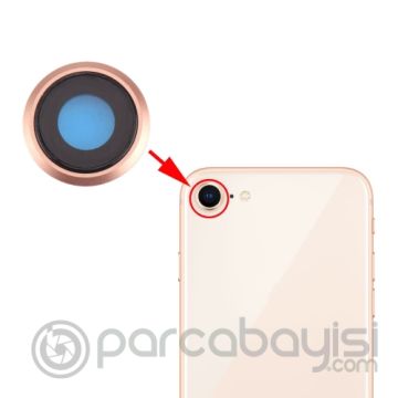 İPhone 8 Kamera Lens Kapak Full