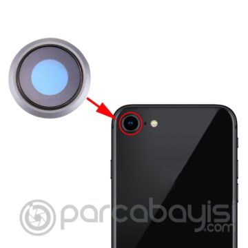 İPhone 8 Kamera Lens Kapak Full