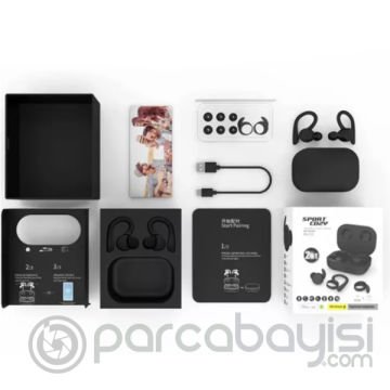 ALLY MS-T20 TWS Bluetooth 5.1 3D Stereo Spor Kablosuz Kulaklık Çift Mikrofon