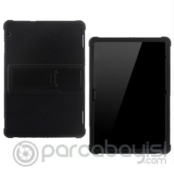 Huawei Mediapad T5,10 Standlı Silikon Kılıf