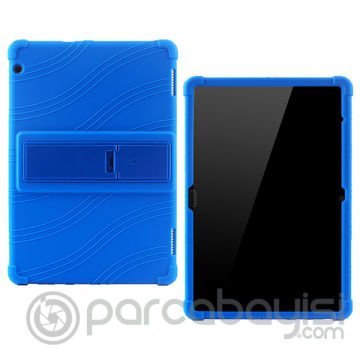 Huawei Mediapad T5,10 Standlı Silikon Kılıf