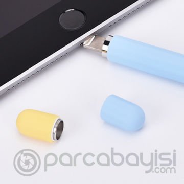 Ally Apple Pencil 1 İçin Koruyucu Kaymaz Silikon Kılıf
