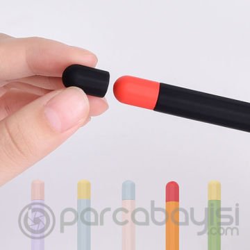 Ally Apple Pencil 2 İçin Koruyucu Kaymaz Silikon Kılıf