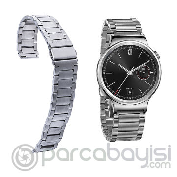 Huawei Watch 18mm Kayış Paslanmaz Çelik 3 Bakla