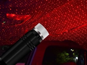 USB Led Lazer Atmosfer Animasyon Işığı Projektörü