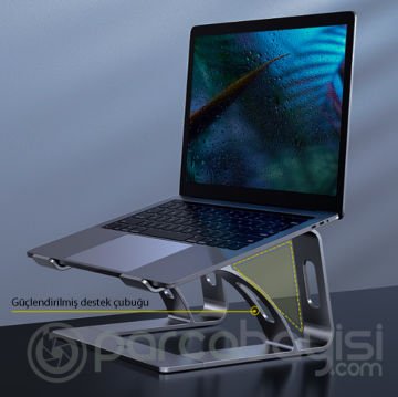 ALLY MC LS653 Premium Ergonomik Alüminyum Laptop-Bilgisayar Standı