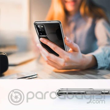 Ally Samsung Galaxy S20+ Plus Kamera Korumalı Silikon Kılıf