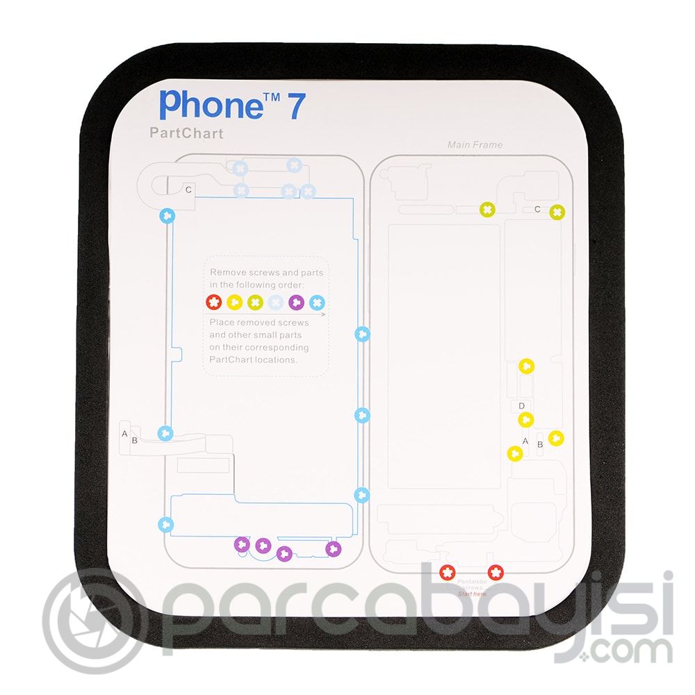 İphone 6,6 Plus,6s, 6s Plus 7,7plus Mıknatıslı Çalışma Hasırı 16x17cm