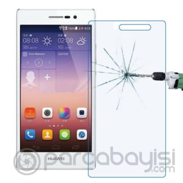 Huawei Ascend P7 Tempered Kırılmaz Cam Ekran Koruyucu