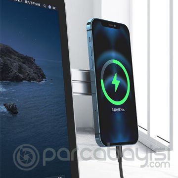 ALLY Sürgülü Manyetik Laptop Telefon Tutucu Monitör Standı