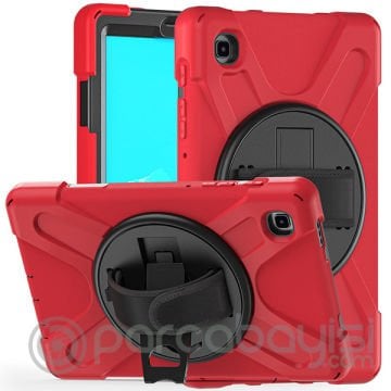 Ally SM Galaxy Tab A7 Lite T220-T225Kılıf 3 Katmanlı Standlı Zırh Shockproof Kılıf