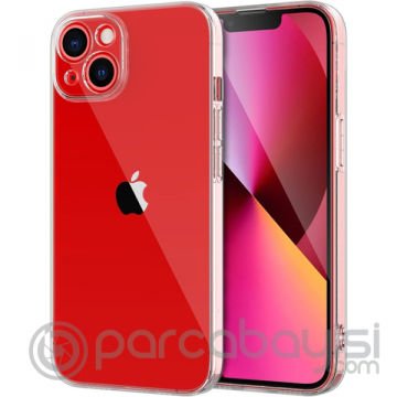 ALLY iPhone 14 6.1inç Crystal Clear Kamera Korumalı Sert PC Kılıf