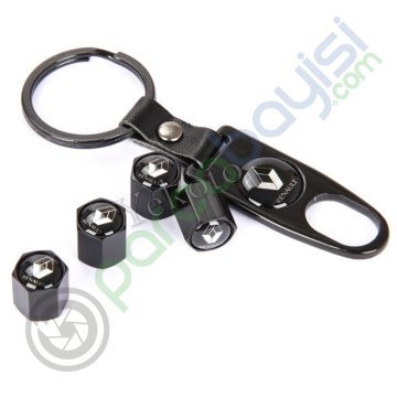 Renault Metal Anahtarlık Ve Sibop Kapak Seti 1.Kalite