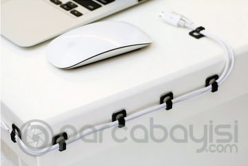 Ally 18 Parça Mini Kablo Düzenleyici Set