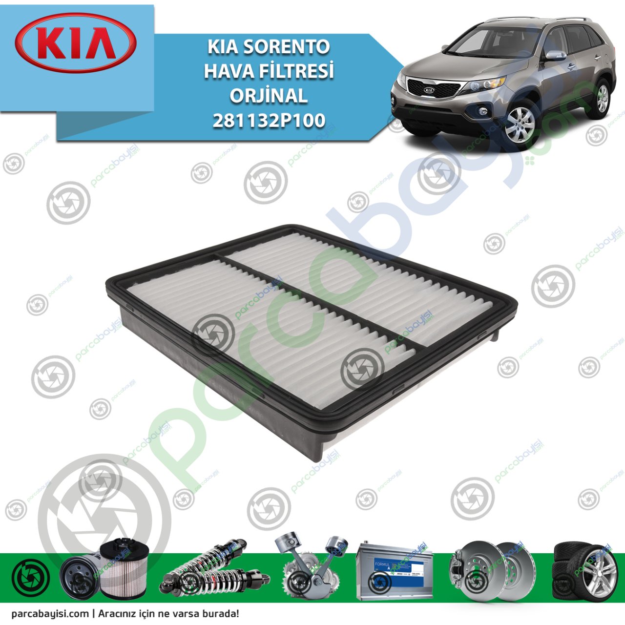 Kia Sorento Hava Filtresi Orijinal | 281132P100