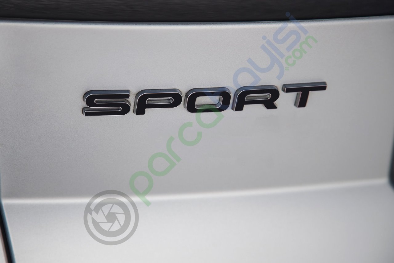 Sport Siyah Metal 3D Amblem Logo Sticker Orjinal Style