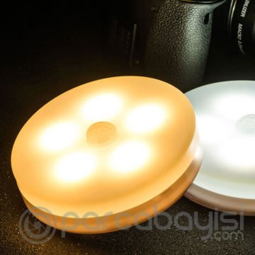 ALLY Akıllı Led Sensorlu Otomatik Usb Şarj Edilebilir Gece Lambası Led