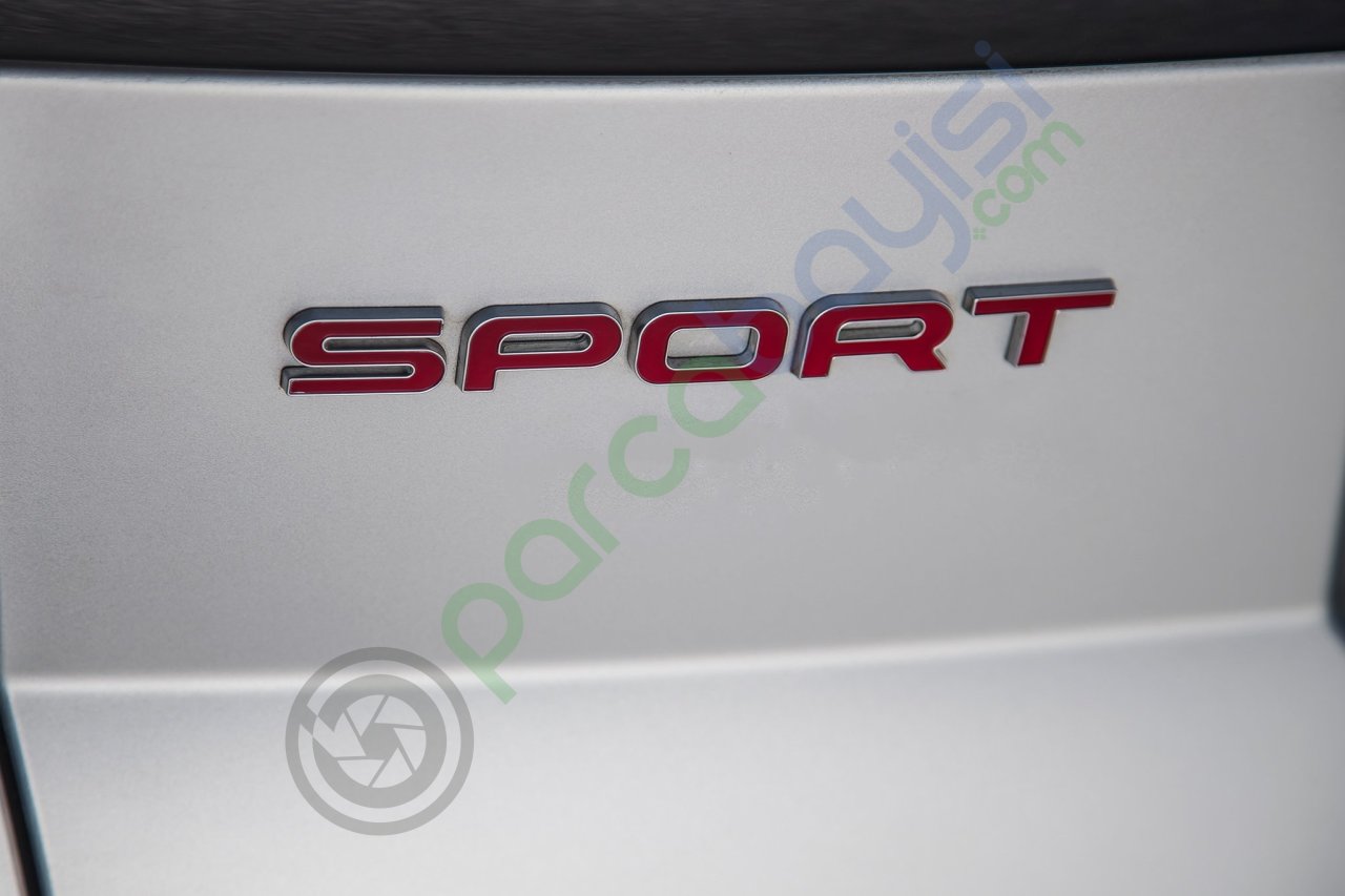 Sport Kırmızı Metal 3D Amblem Logo Sticker Orjinal Style
