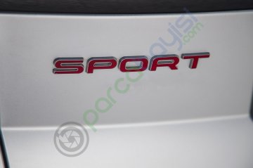 Sport Kırmızı Metal 3D Amblem Logo Sticker Orjinal Style