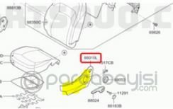 Kia Sportage Koltuk Yan Bakalit Sol Ön Orjinal | 881703U000Wk