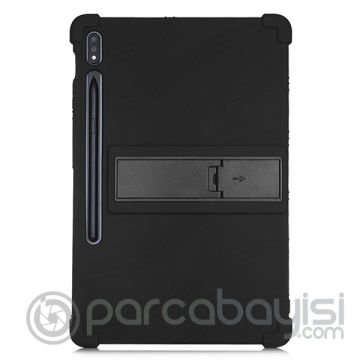 ALLY Galaxy Tab S8 S7 T870 -  T875 11 inç Standlı Silikon Kılıf