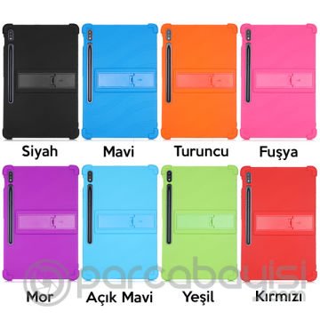ALLY Galaxy Tab S8 S7 T870 -  T875 11 inç Standlı Silikon Kılıf