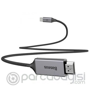 Baseus Catsy Usb Type-C Hdmi 4k Hdtv Kablo Macbook,S9 Note 9