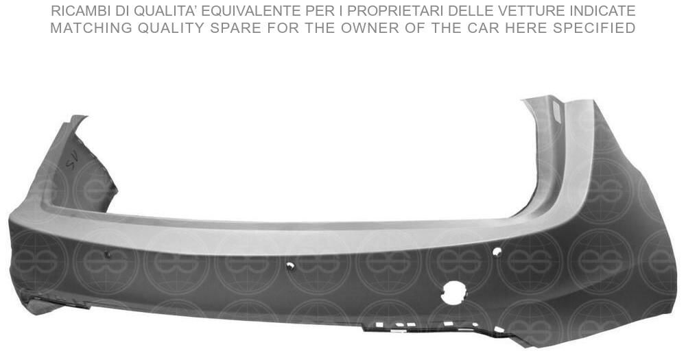 TAMPON ARKA 4 SENSÖRLÜ SPORT ASTARLI OPEL INSIGNIA 2009-2013 | 13251101 | 13251101