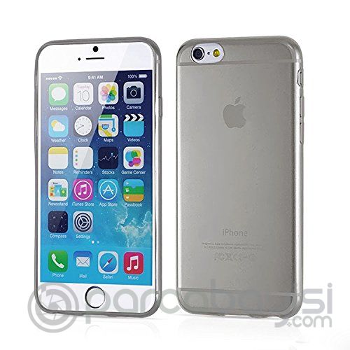 İPhone 6S İPhone 6 Şeffaf Soft Ultra İnce Silikon Kılıf