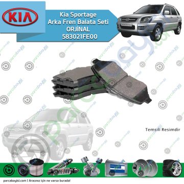 Kia Sportage Arka Fren Balata Seti Orjinal | 583021Fe00