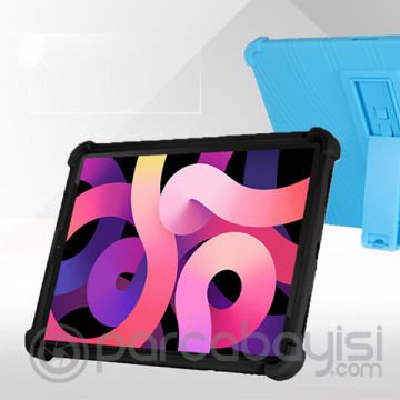 ALLY iPad Air 4 10.9 İnç Standlı Silikon Kılıf