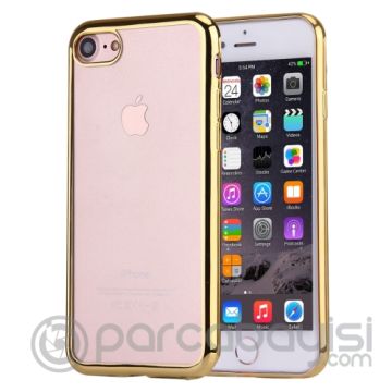 iPhone SE3-SE2 İPhone 8-7 Kılıf Lazer Kaplama Şeffaf Silikon Kılıf