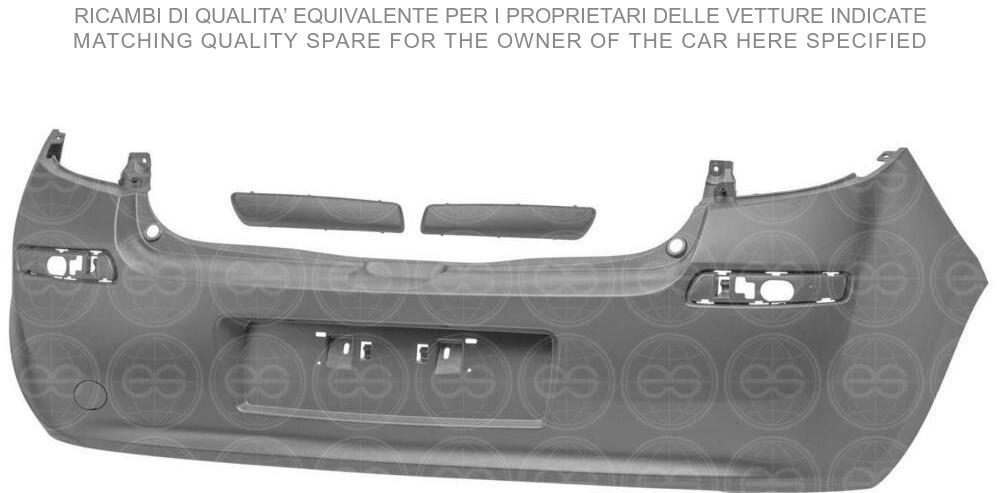 CLIO III RENAULT 2005-2009 TAMPON ARKA ASTARLI | 121.06.9620 | 7701208678