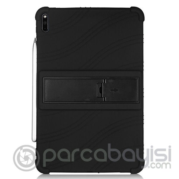 ALLY Huawei MatePad Pro 10.8 İnç Standlı Silikon Kılıf