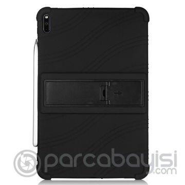 ALLY Huawei MatePad Pro 10.8 İnç Standlı Silikon Kılıf