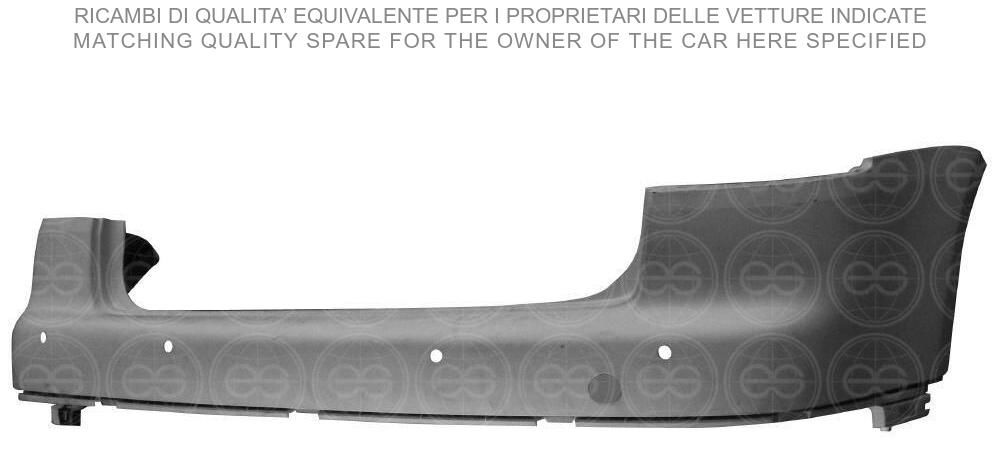 TAMPON ARKA ASTARLI VOLKSWAGEN TOURAN 2003-2010 | 1T0807417AGRU | 1T0807417AGRU