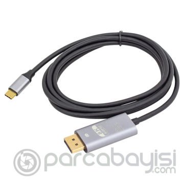 Ally Type-C to Displayport 8K 60Hz Çevirici Görüntü Kablosu 1M - HDTV Projektör
