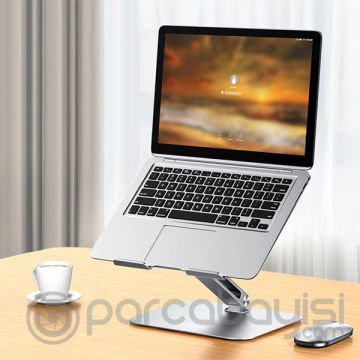ALLY MC LS677 Premium Ayarlanabilir ve Katlanabilir Alüminyum Laptop-Bilgisayar Standı