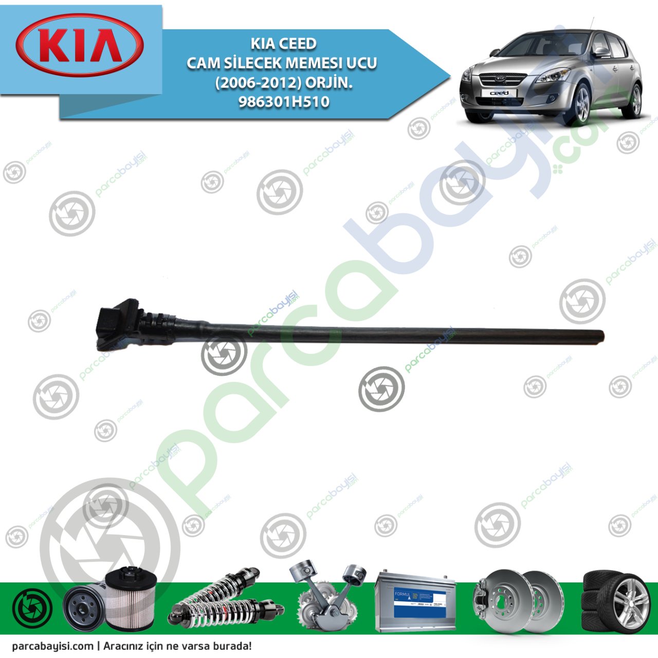 Kia Ceed Cam Silecek Memesı Ucu Orjinal | 986301H510