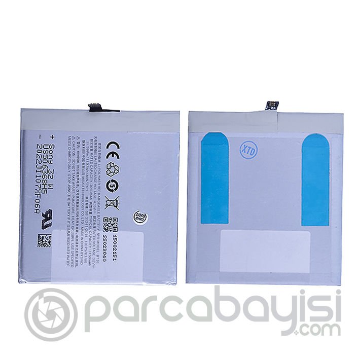 Meizu Bt51 Mx5 3150 Mah Pil Batarya