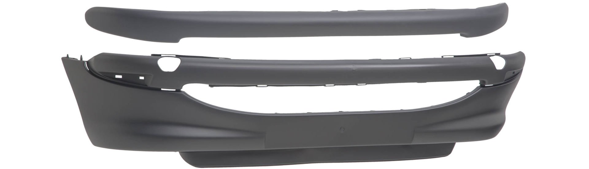 TAMPON ÖN SİSSİZ SPORT TAMPON BANDLI KOMPLE SİYAH PEUGEOT 206 1998> | 7401X9 | 7401X9