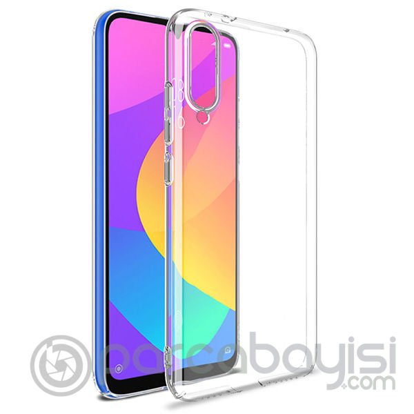 Xiaomi Mi A3 CC9E  Ultra Slim Fit Şeffaf Silikon Kılıf