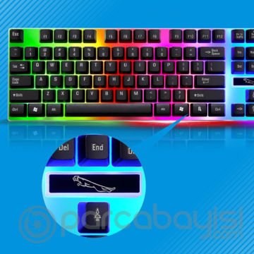 ALLY G21B Usb Led Işıklı Oyuncu Klavye Ve Mouse Set